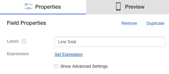 Setting Field Properties in Device Magic